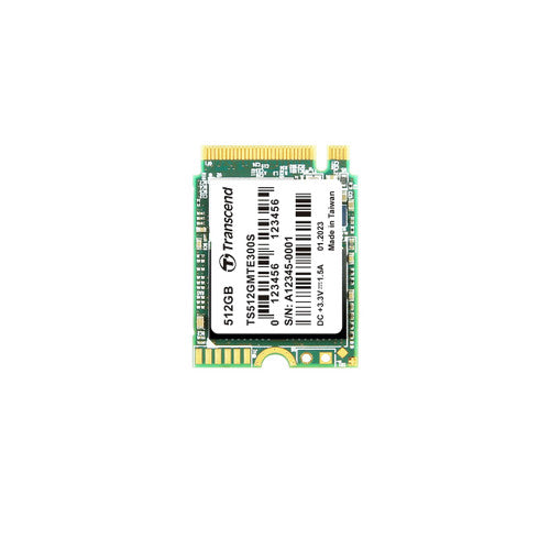 Transcend M.2 PCIe NVME Gen3 x4 (2230) 300S series SSD Transcend M.2 PCIe NVME Gen3 x4 (2230) 300S series SSD